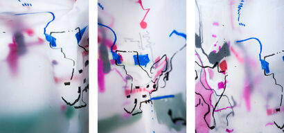 Untitled Vol. 02-M1. No. I-III (Layer Paintings-Series) - a Photographic Art Artowrk by Leon Vohl